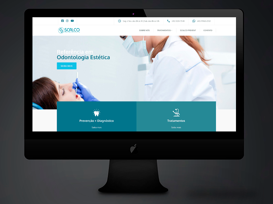 Sites para Médicos e Clínicas da área da Saúde